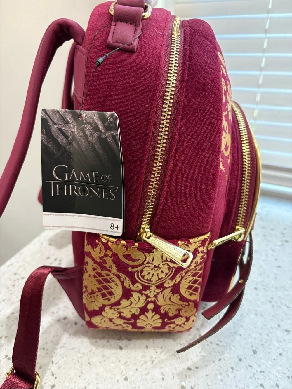NWT Loungefly Game Of Thrones Joffrey Cosplay Mini Backpack